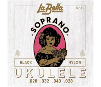 LA BELLA 15 - Струны для укулеле сопрано Ла Белла