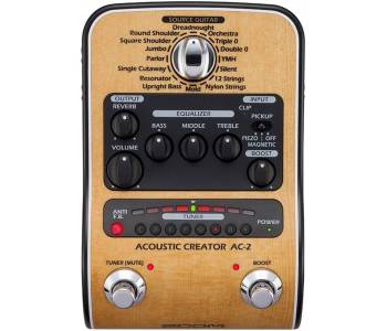 ZOOM AC-2 - Процессор эффектов для акустической гитары Зум