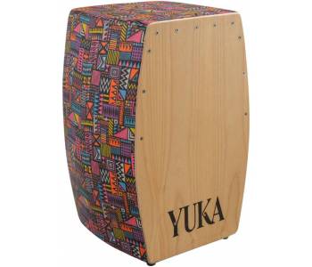 YUKA CAJ-PVC-FS AZTEC - Кахон с подструнником Юка