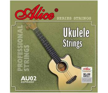 ALICE AU 02 - Струны для укулеле сопрано Элис серия Entry Level