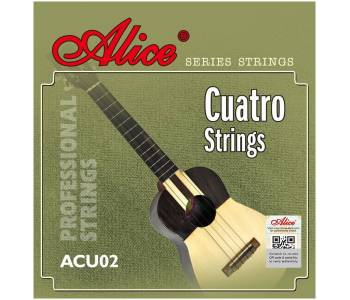 ALICE ACU02 Cuatro - Струны для укулеле сопрано Элис серия Entry Level